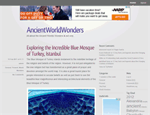 Tablet Screenshot of ancientworldwonders.com